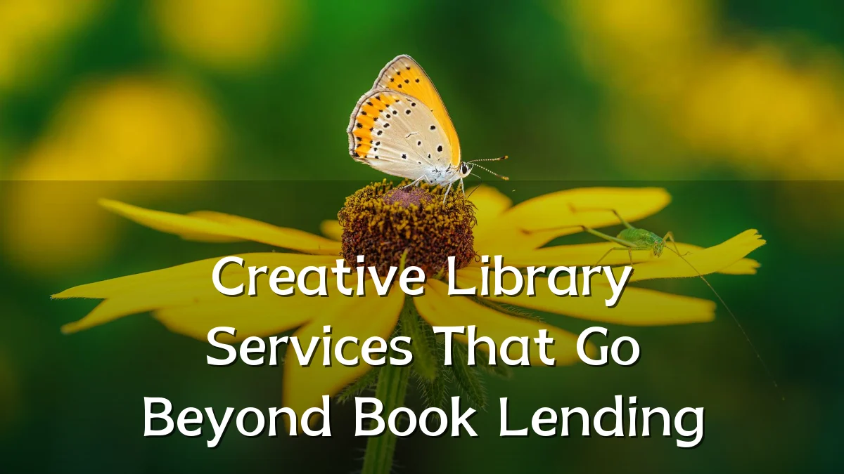Creative Library Services That Go Beyond Book Lending
