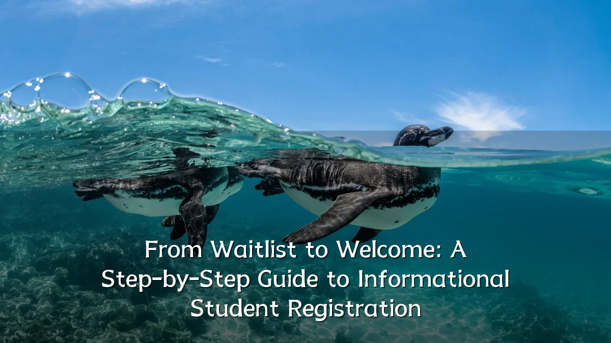 From Waitlist to Welcome: A Step-by-Step Guide to Informational Student Registration