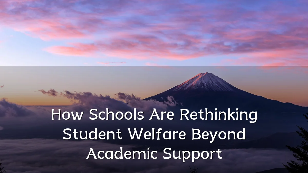 How Schools Are Rethinking Student Welfare Beyond Academic Support