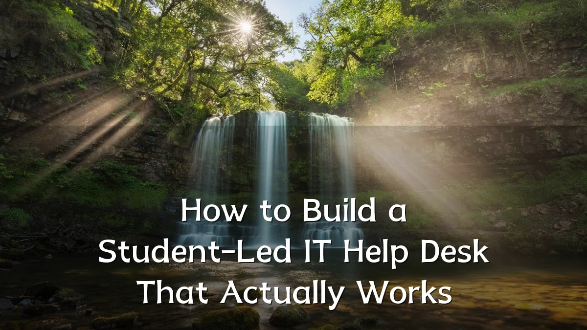 How to Build a Student-Led IT Help Desk That Actually Works