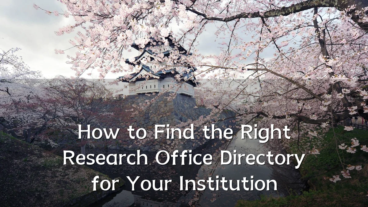 How to Find the Right Research Office Directory for Your Institution