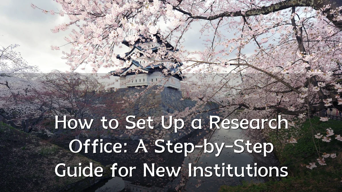 How to Set Up a Research Office: A Step-by-Step Guide for New Institutions