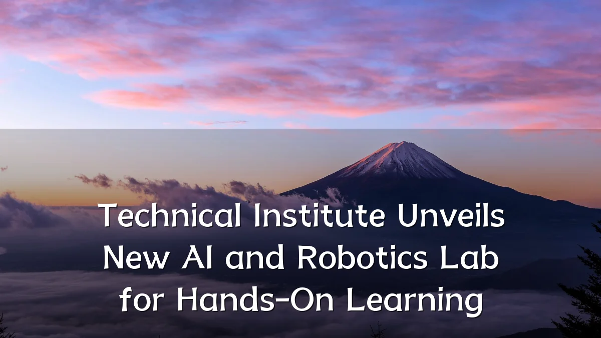 Technical Institute Unveils New AI and Robotics Lab for Hands-On Learning