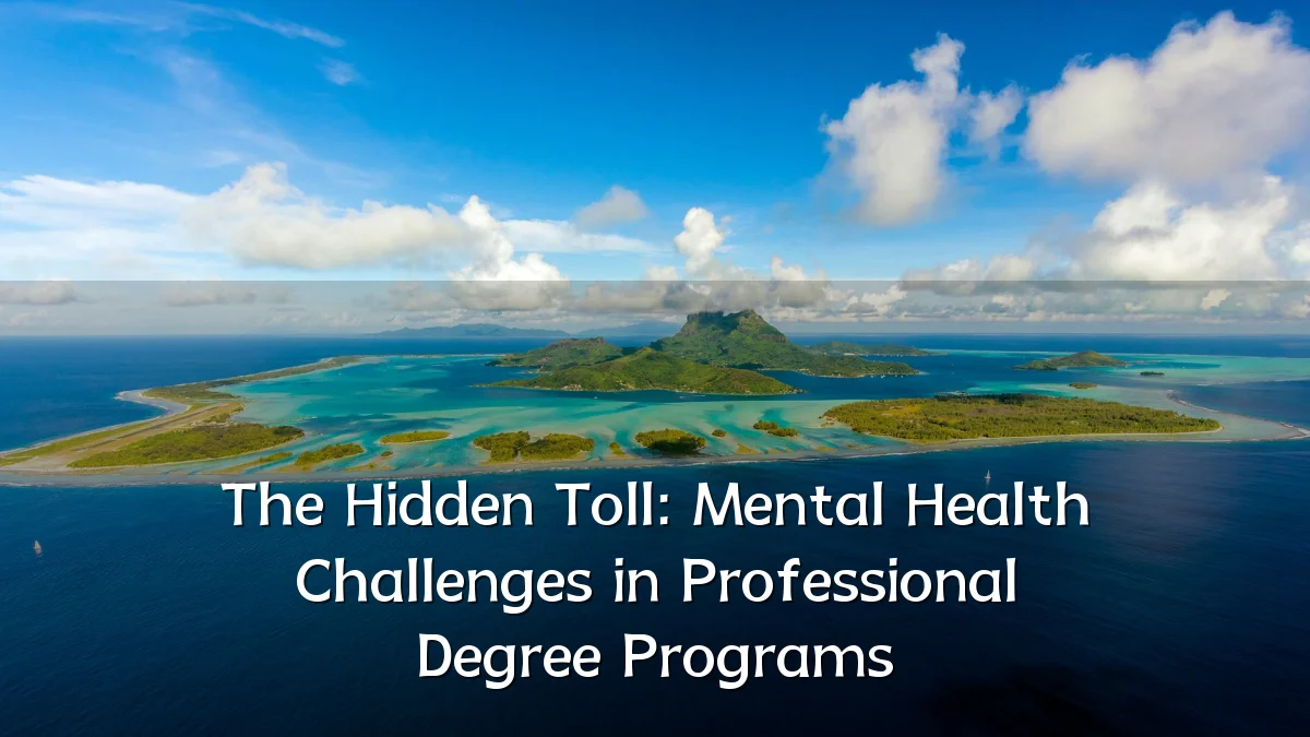 The Hidden Toll: Mental Health Challenges in Professional Degree Programs