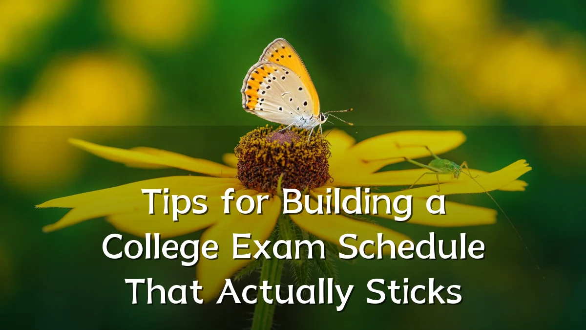 Tips for Building a College Exam Schedule That Actually Sticks