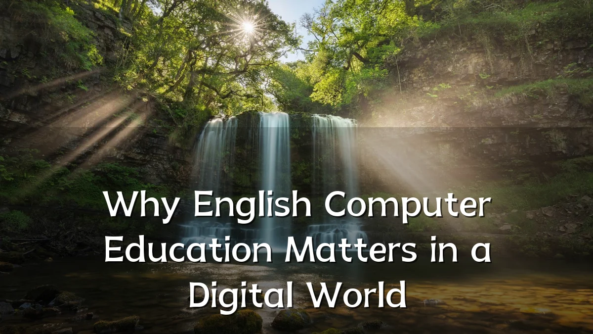 Why English Computer Education Matters in a Digital World